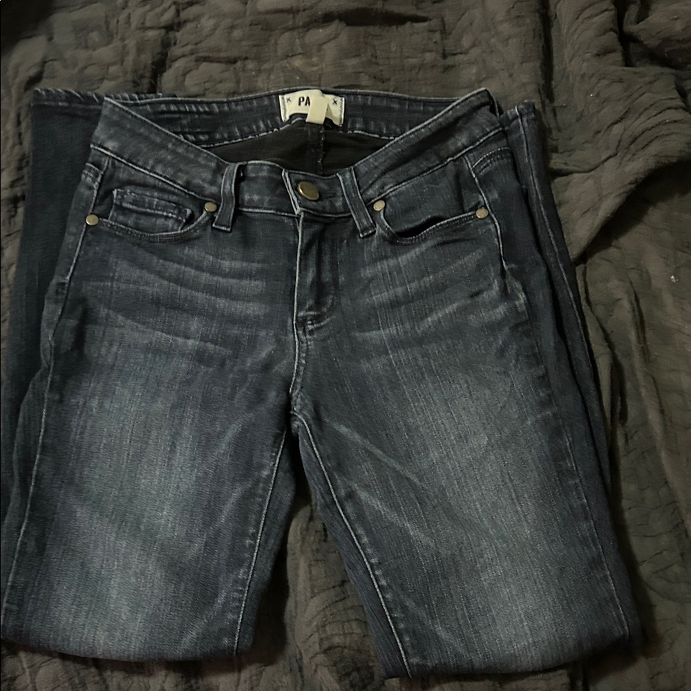 PAIGE Midnight Blue Skinny Jeans